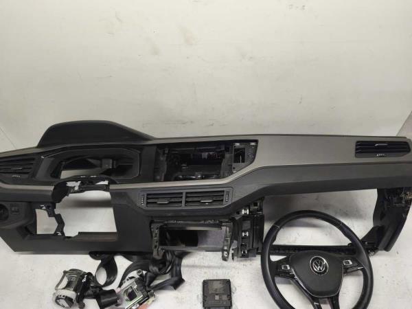 AIRBAG VW POLO AW/2G 2017+ (AIRBAG TABLEAU DE BORD + VOLANT+BOITIER+CEINTURES) - Vue 1